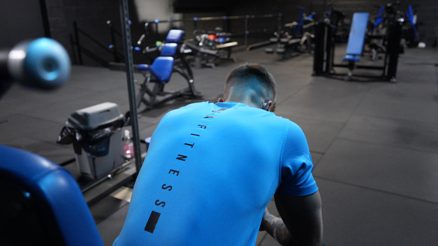 Sapphire blue performance top