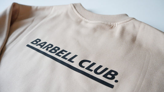 Beige - Barbell club edition sweater