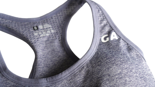 Crop top Sports bra - Grey / Blue