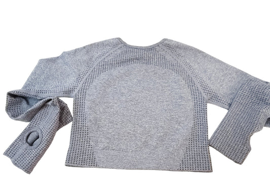 Grey / Blue seamless long sleeve