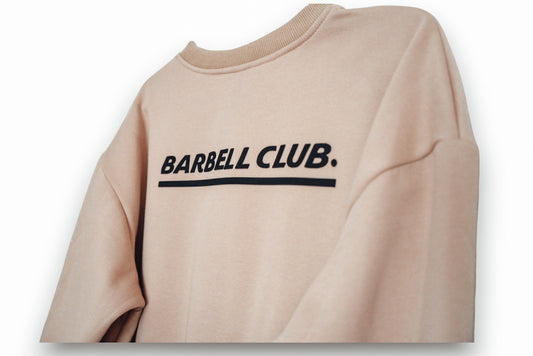 Beige - Barbell club edition sweater