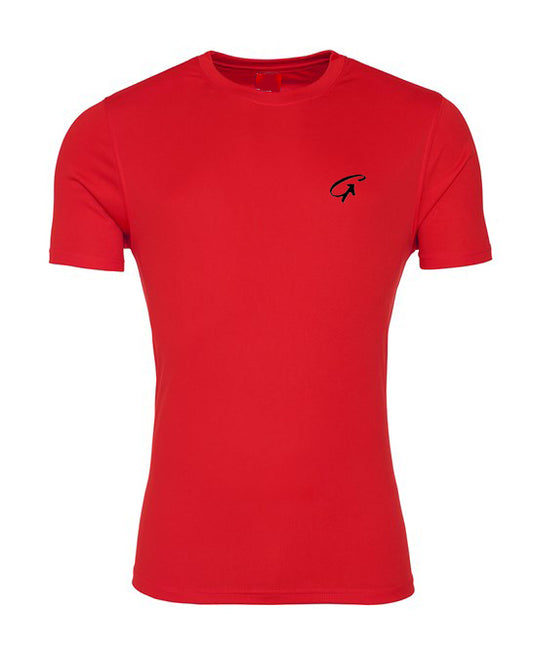 Red performance top