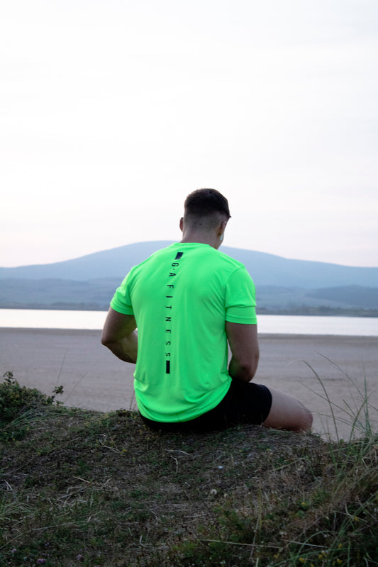Neon green Performance top