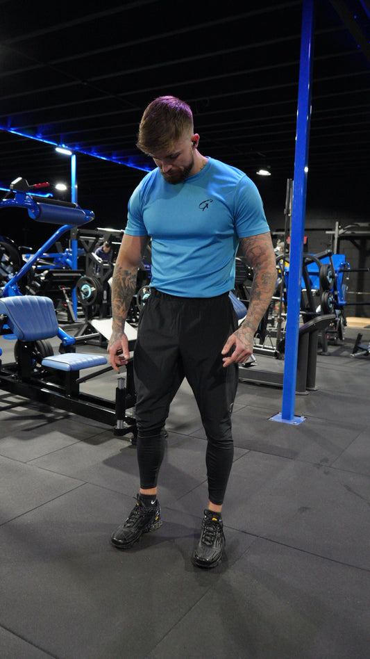 Sapphire blue performance top